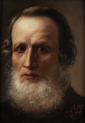 Ritratto di un signore con barba grigia
